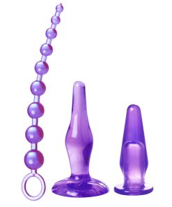 Amethyst Adventure 3 Piece Anal Toy Kit