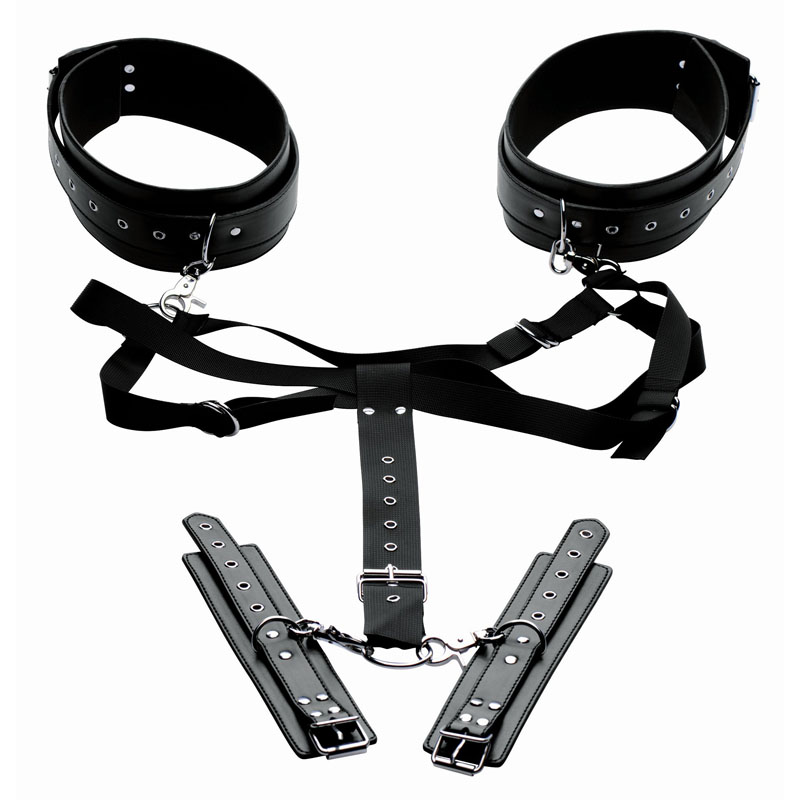 Acquire Easy Access Thigh Harness with Wrist Cuffs - Image 3