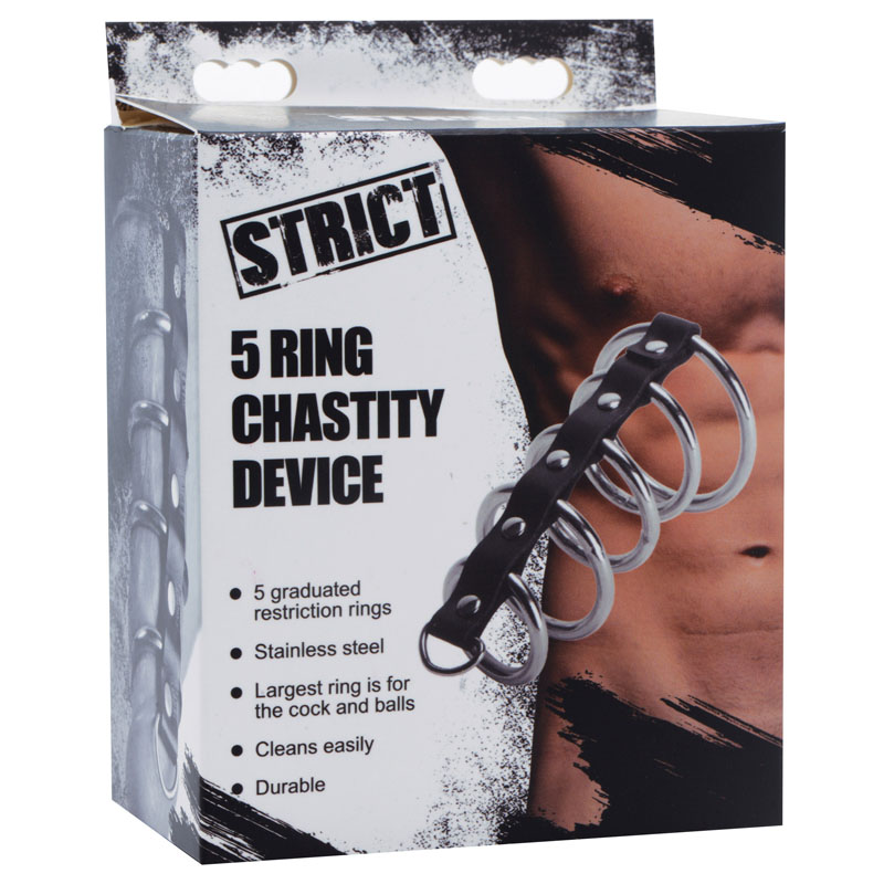 5 Ring Chastity Device - Image 4