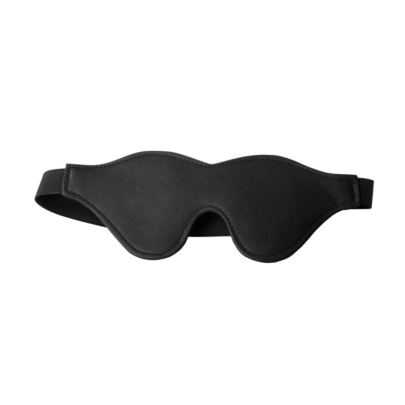 Black Fleece Lined Blindfold - Image 2