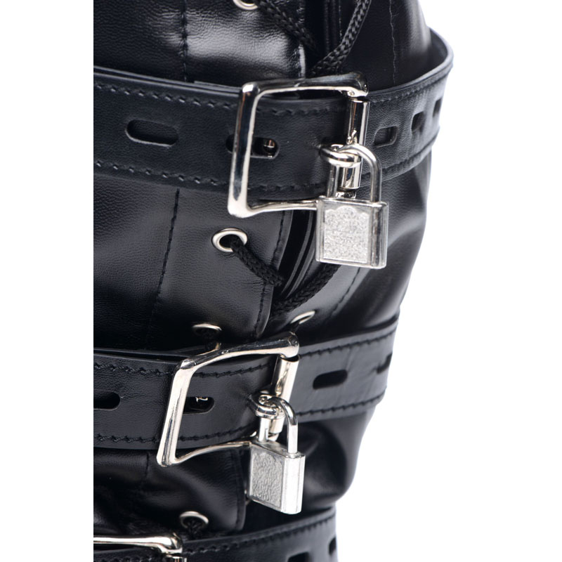 Bondage Hood with Penis Gag - Image 7