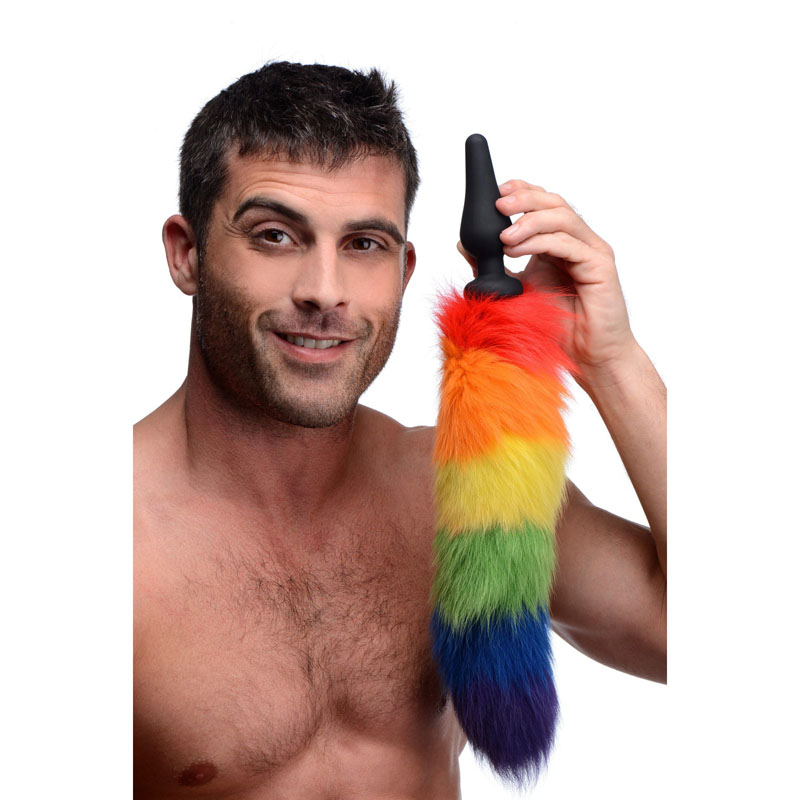 Rainbow Tail Anal Plug - Image 2