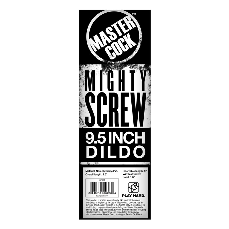 Mighty Screw 9.5 Inch Dildo - Image 5