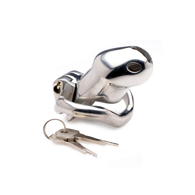 Rikers 24-7 Stainless Steel Locking Chastity Cage - Image 3