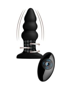 Rimmers Model I Rippled Rimming Plug with Remote