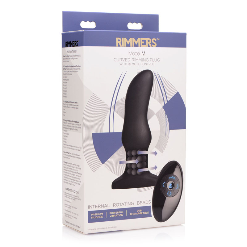 Rimmers Model M Curved Rimming Plug with Remote - Image 5