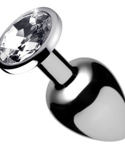 Clear Gem Anal Plug- Large