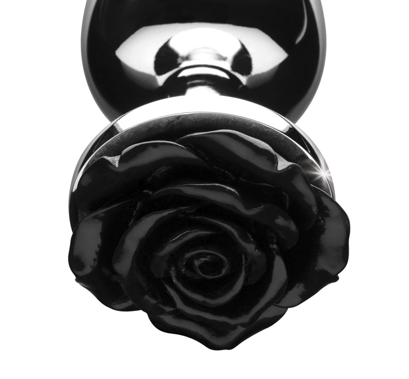 Black Rose Anal Plug- Medium - Image 2