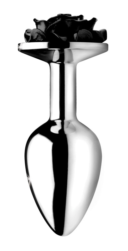 Black Rose Anal Plug- Small - Image 2