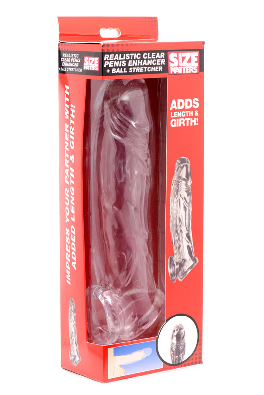 Realistic Clear Penis Enhancer and Ball Stretcher - Image 3