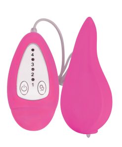 Groove Smooth Silicone Remote Vibe- Pink