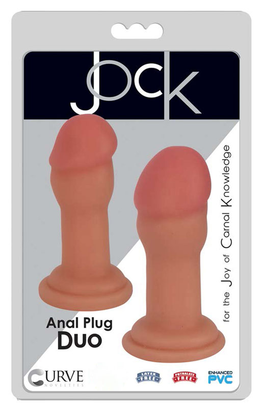JOCK Anal Plug Duo Flesh - Image 2