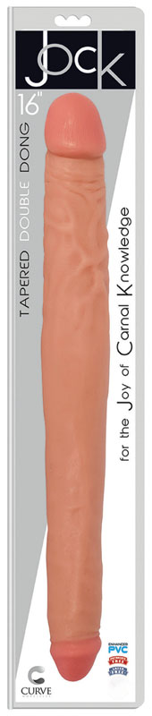 JOCK 16 Inch Tapered Double Dong Flesh - Image 2
