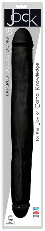 JOCK 18 Inch Tapered Double Dong Black - Image 2