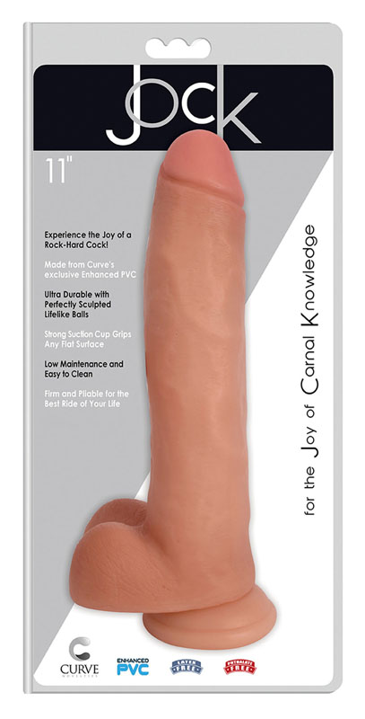 JOCK 11 Inch Dong with Balls Flesh - Image 2