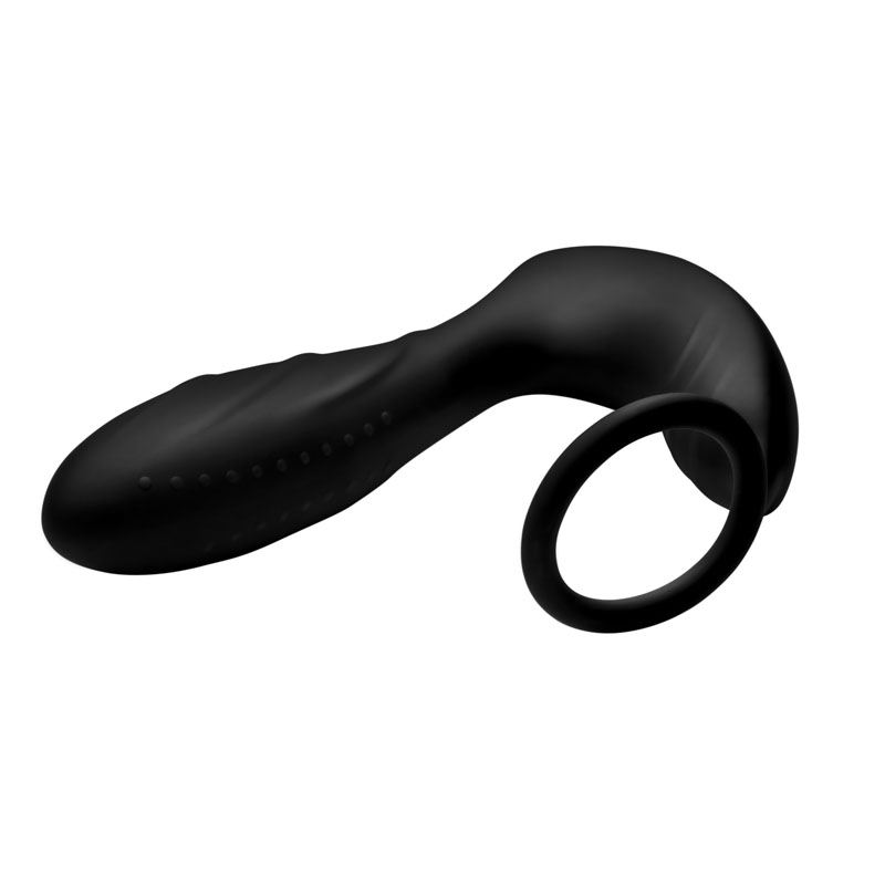 Silicone Prostate Vibrator and Strap with Remote Control - Image 5