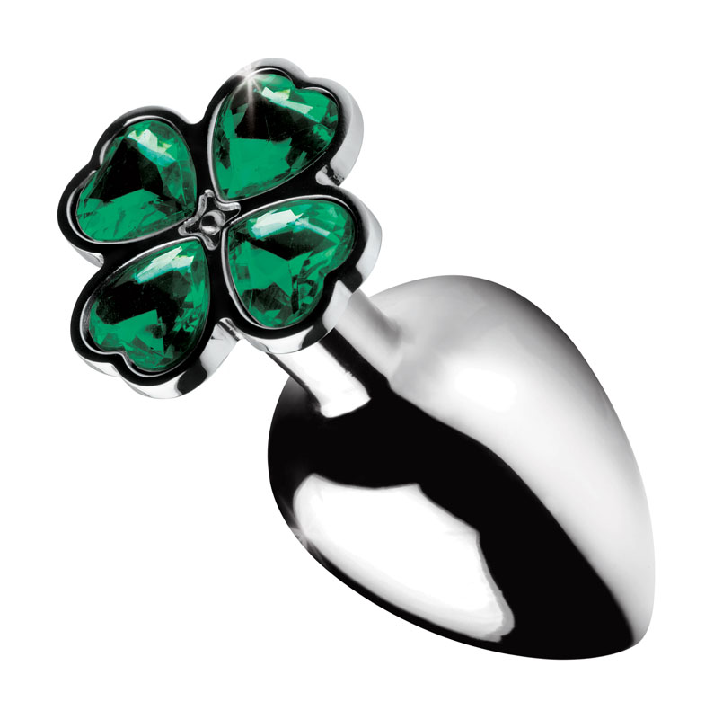Lucky Clover Gem Anal Plug - Large - Image 2