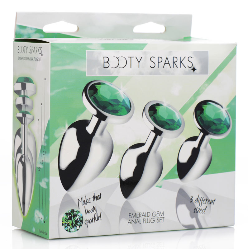 Emerald Gem Anal Plug Set - Image 5