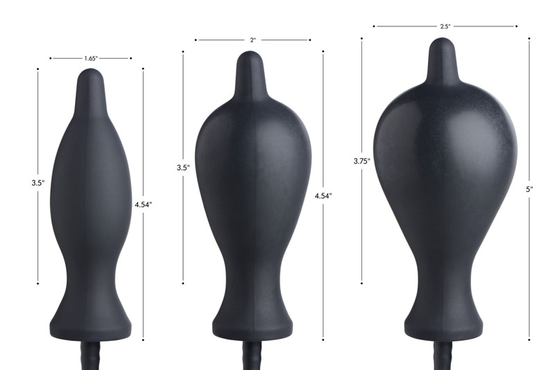 Dark Inflator Silicone Inflatable Anal Plug - Image 3