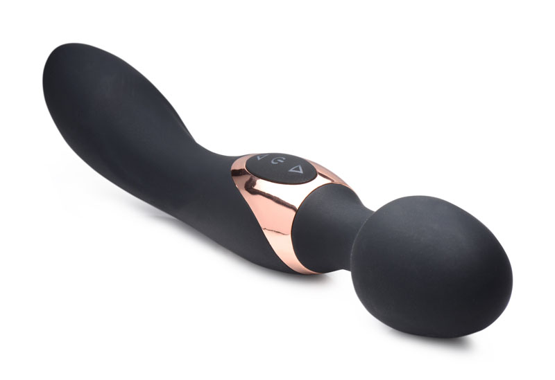 10X Dual Duchess 2-in-1 Silicone Massager - Black - Image 4