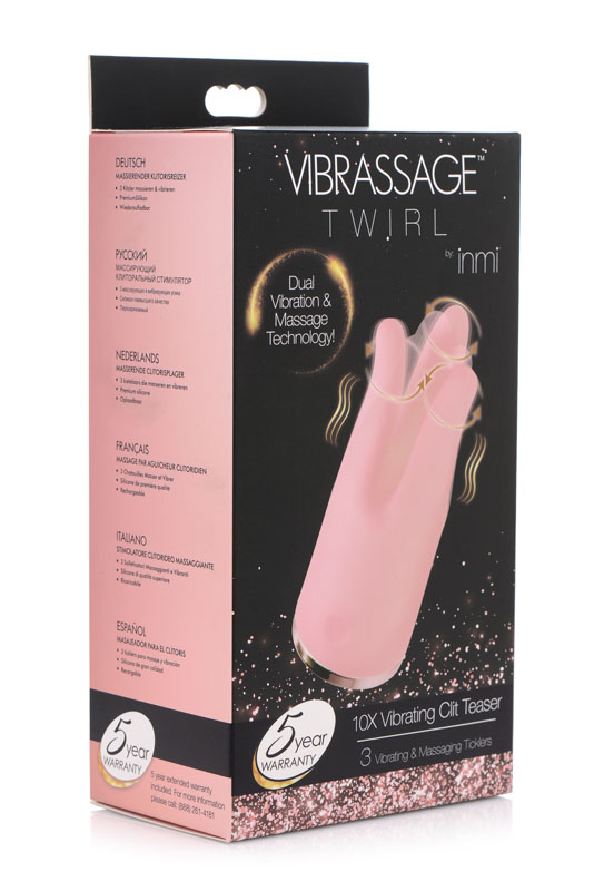Vibrassage Twirl 10X Vibrating Clit Teaser - Image 6