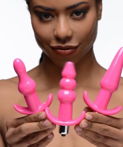 Thrill Trio Anal Plug Set - Pink