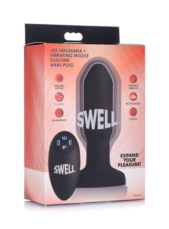 Worlds First Remote Control Inflatable 10X Vibrating Missile Silicone Anal Plug - Image 6