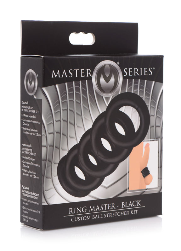 Ring Master Custom Ball Stretcher Kit - Black - Image 4