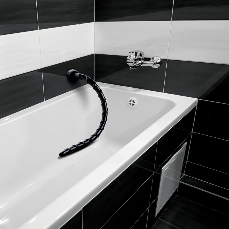 Hosed Swirled 18 Inch Thin Anal Snake - Image 3