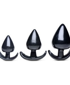 Triple Spades 3 Piece Anal Plug Set