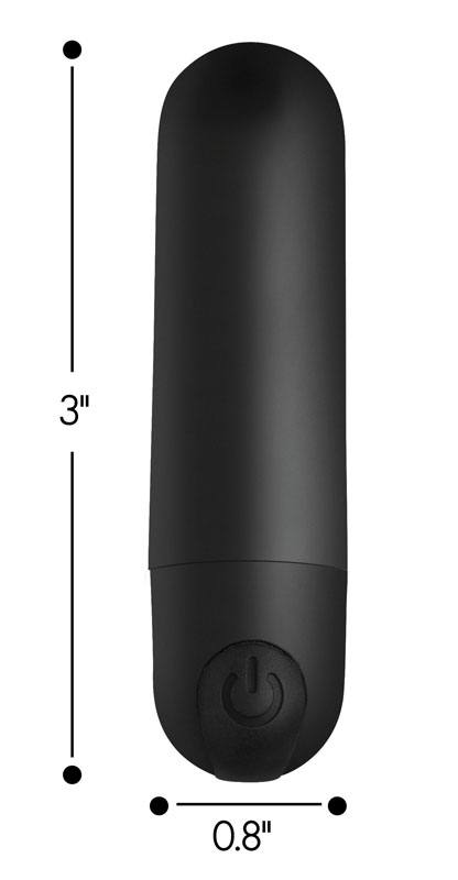 Vibrating Bullet with Remote Control - Black - Image 2