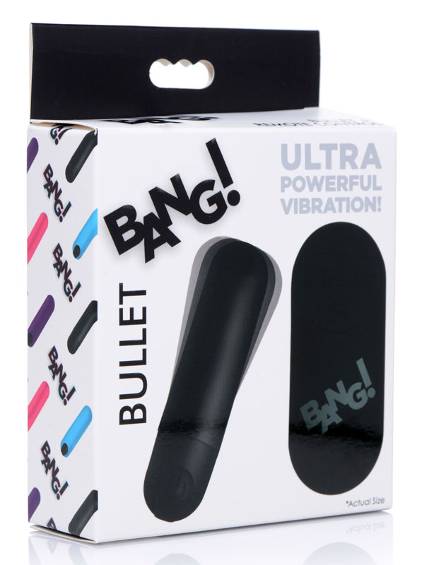 Vibrating Bullet with Remote Control - Black - Image 5
