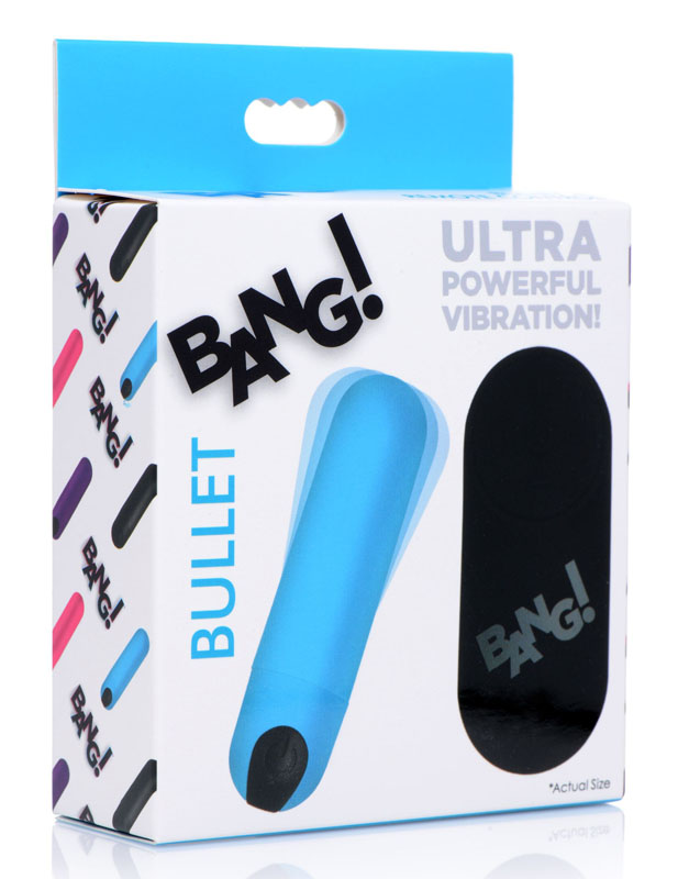 Vibrating Bullet with Remote Control - Blue - Image 5