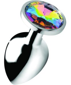 Rainbow Prism Gem Anal Plug - Large