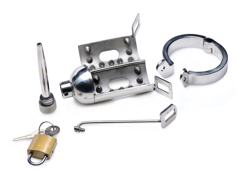 Spiked Chamber Chastity Cage - Image 5