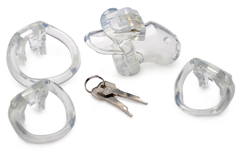 Clear Captor Chastity Cage - Small - Image 3
