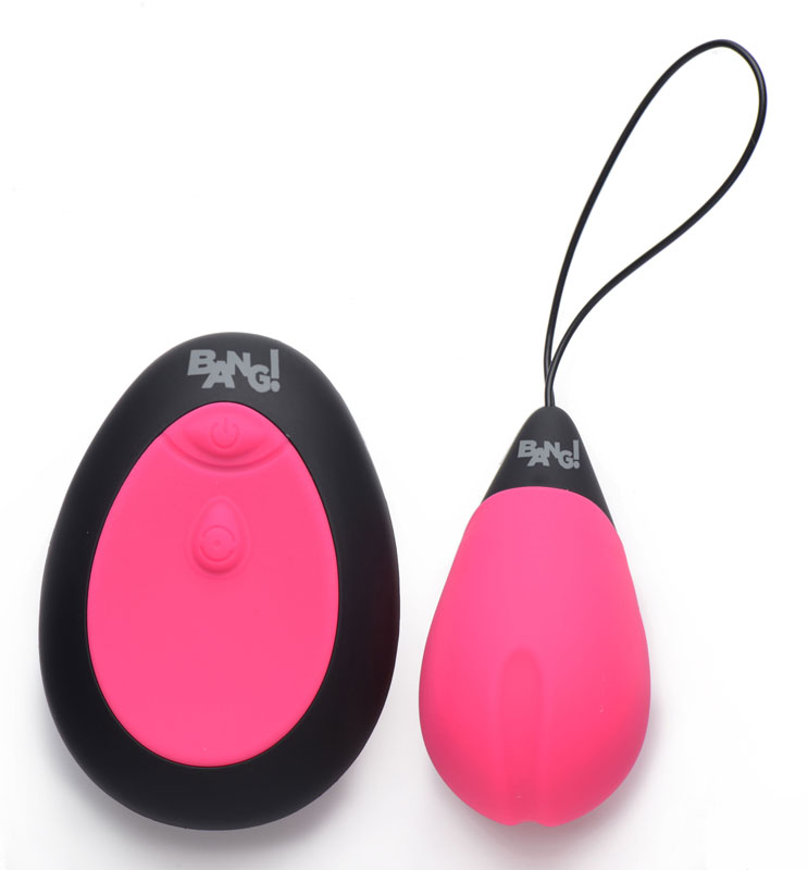 10X Silicone Vibrating Egg - Pink - Image 2
