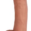 Jock Light Bareskin Vibrating Dildo with Balls - 10 Inch