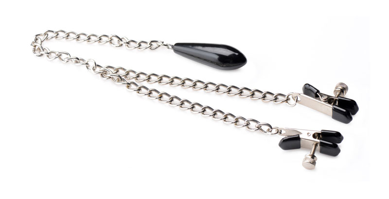 Titty Taunter Nipple Clamps with Weighted Bead - Image 2
