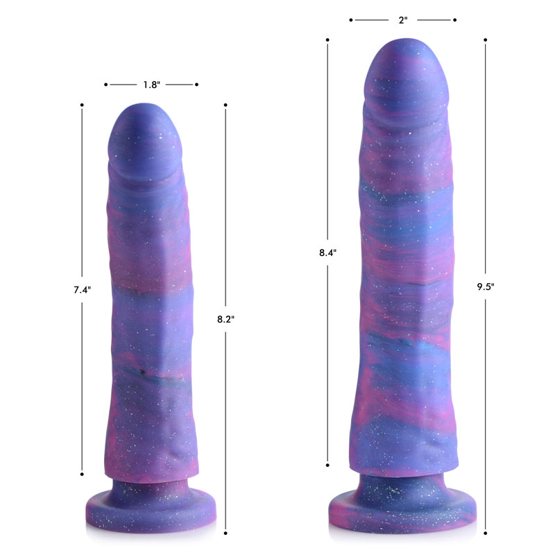 Magic Stick Glitter Silicone Dildo - 9.5 Inch - Image 4