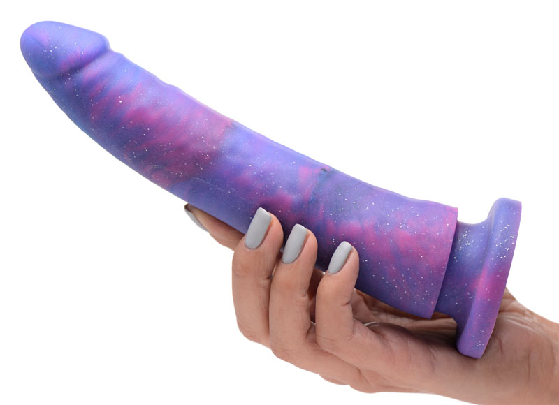 Magic Stick Glitter Silicone Dildo - 8 Inch - Image 2