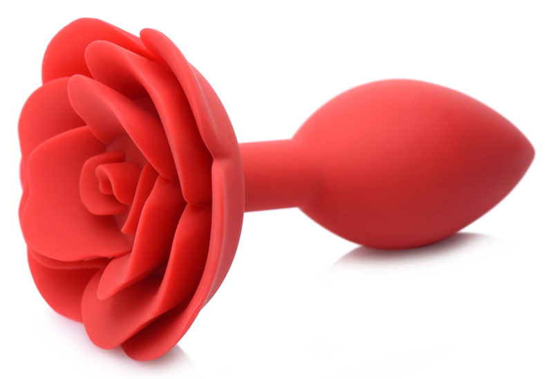 Booty Bloom Silicone Rose Anal Plug - Large - Image 3