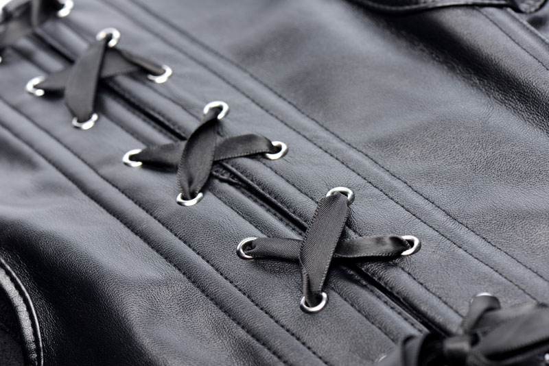 Lace-up Corset and Thong - Large - Image 7