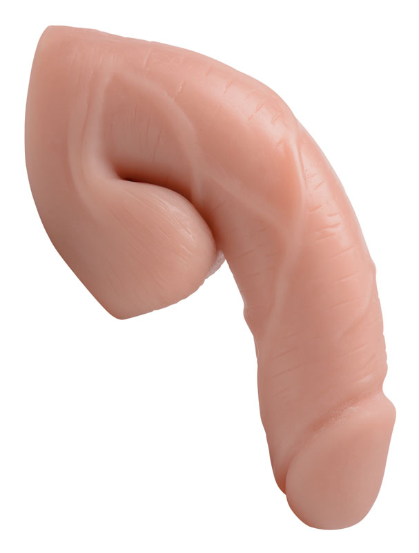 Large Bulge Packer Dildo - Light - Image 2