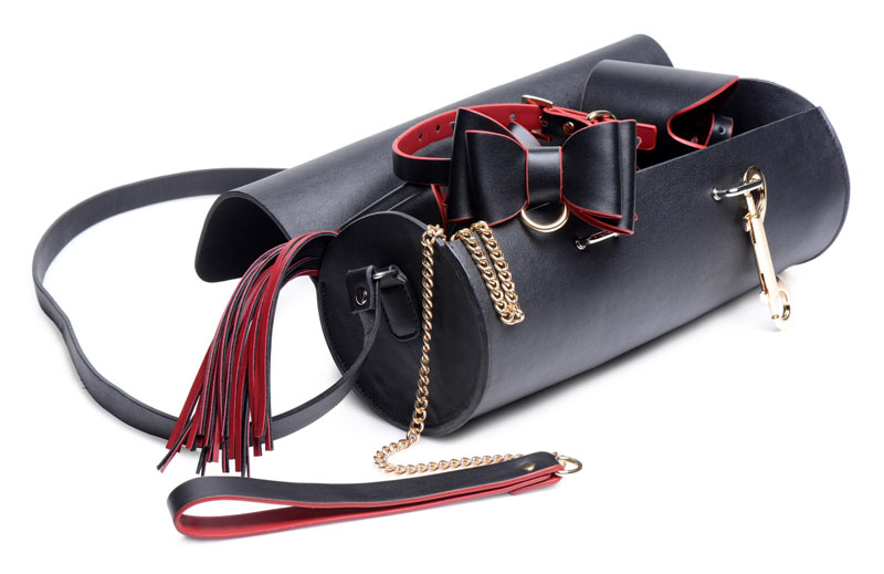 Black and Red Bow Bondage Set with Carry Case - Image 5