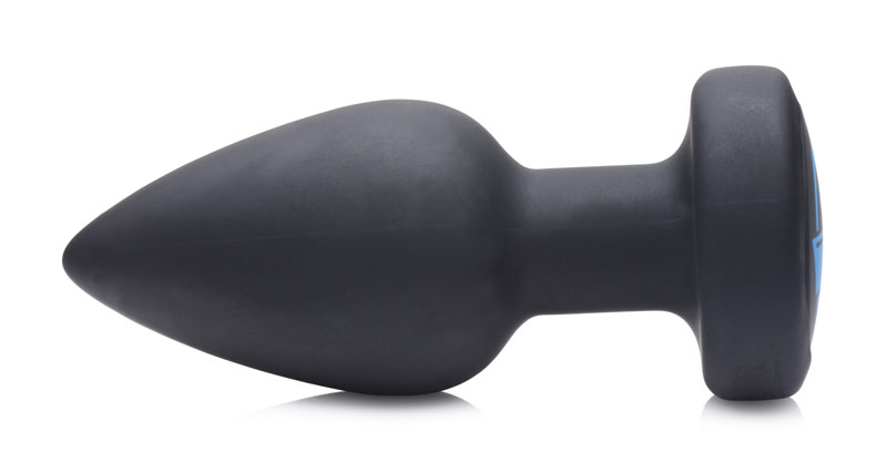 E-Stim Pro Silicone Vibrating Anal Plug with Remote Control - Image 6