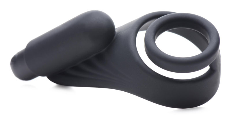 7X Silicone C-Ring with Vibrating Taint Stimulator - Image 4