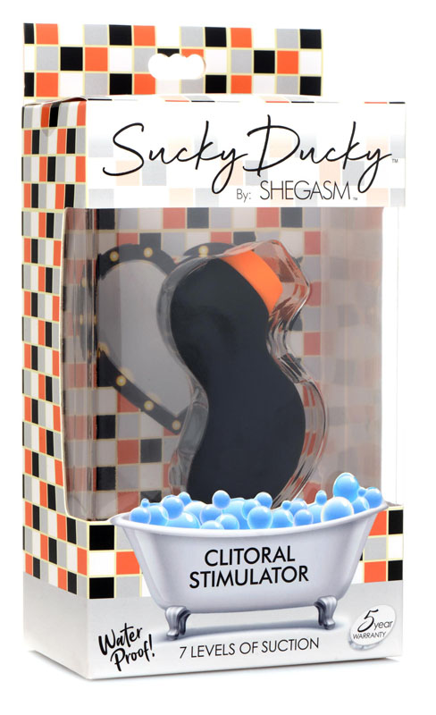 Sucky Ducky Clitoral Stimulator - Black - Image 6