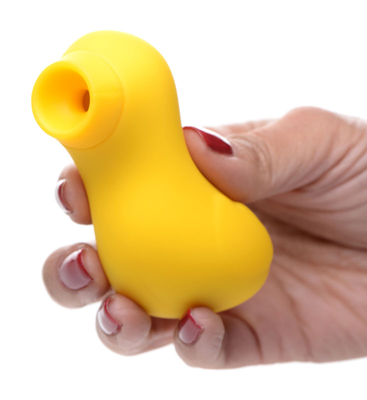 Sucky Ducky Silicone Clitoral Stimulator - Yellow - Image 2