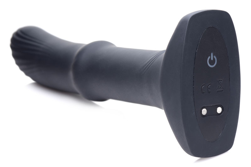 Sliding Shaft Silicone Anal Vibrating Plug - Image 5